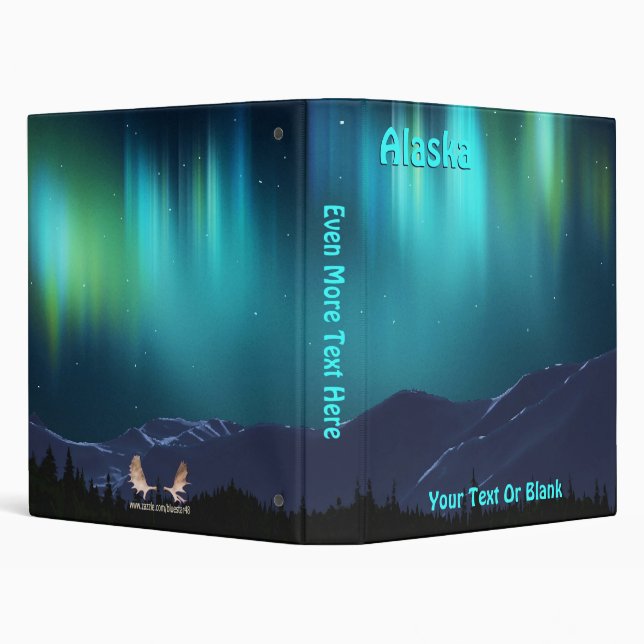Aurora Borealis 3 Ring Binder (Background)