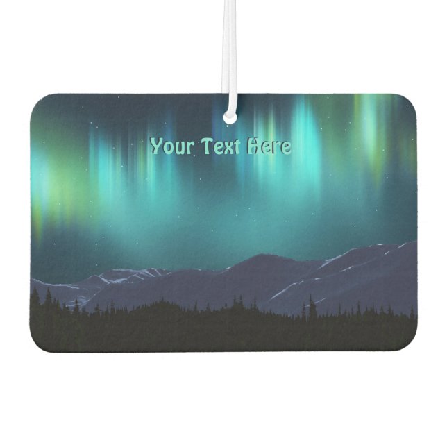 Aurora Borealis Air Freshener (Front)