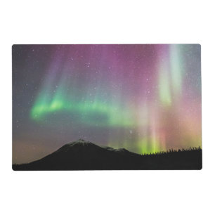 Aurora Borealis Alaska Brooks Range, Alaska Placemat