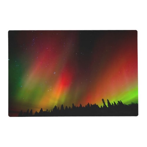Aurora Borealis and trees Placemat