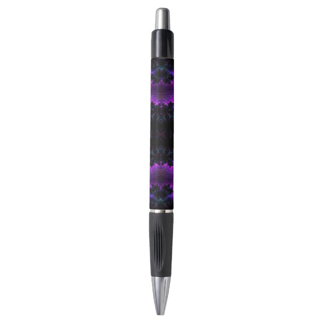 Aurora Borealis at Midnight Fractal Abstract Pen (Front Vertical)