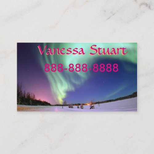 Aurora Borealis Business Card