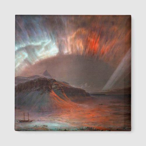 Aurora Borealis by Frederic Edwin Church Magnet