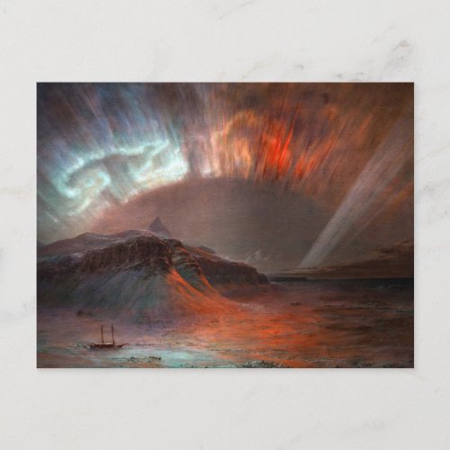 Aurora Borealis by Frederic Edwin Church Postcard