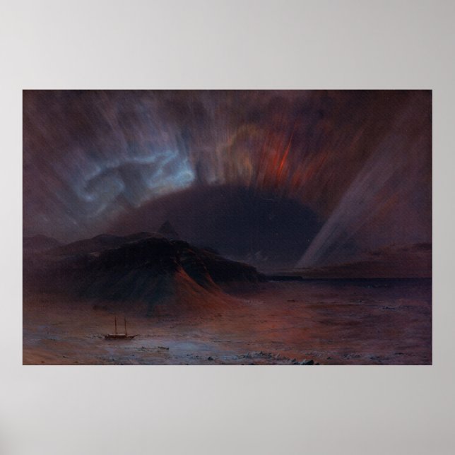 Aurora Borealis by Frederic Edwin Church Poster (Front)