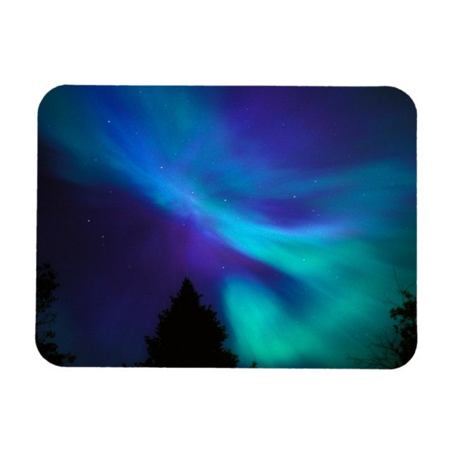 Aurora Borealis | Canada Ontario Sudbury Magnet (Horizontal)