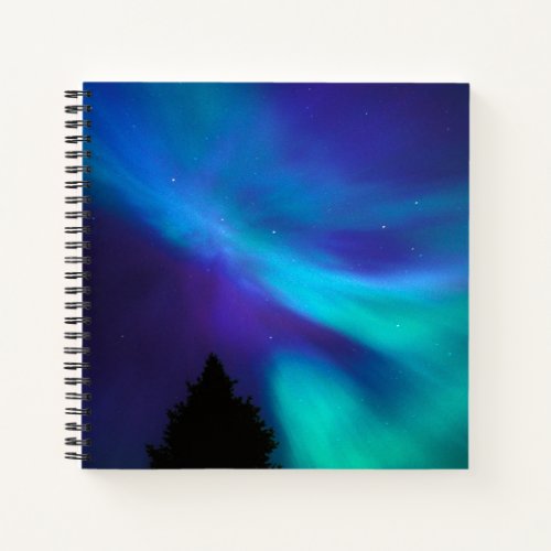 Aurora Borealis  Canada Ontario Sudbury Notebook