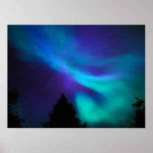 Aurora Borealis Canada Ontario Sudbury Poster