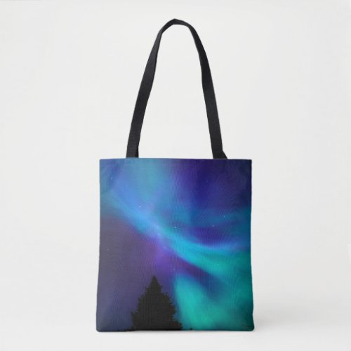 Aurora Borealis  Canada Ontario Sudbury Tote Bag