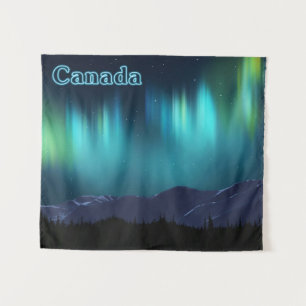 Aurora Borealis - Canada Tapestry