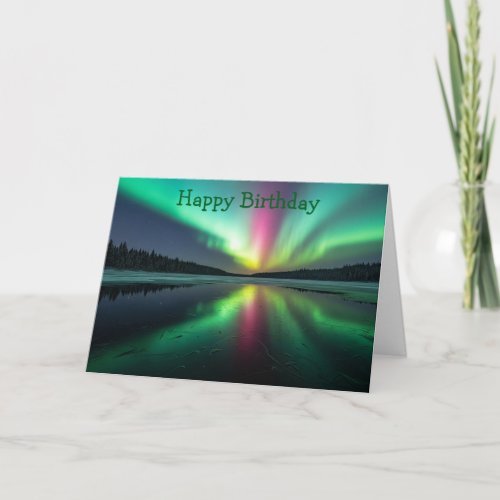Aurora Borealis Card