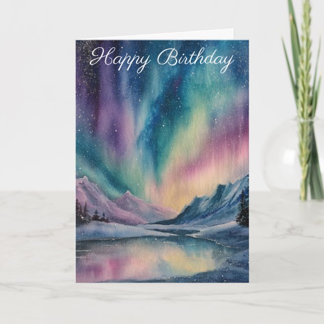 Aurora Borealis Card (Front)