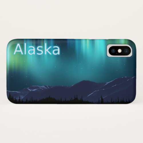 Aurora Borealis iPhone XS Case