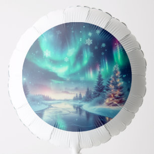 aurora borealis/Christmas/Winter Balloon