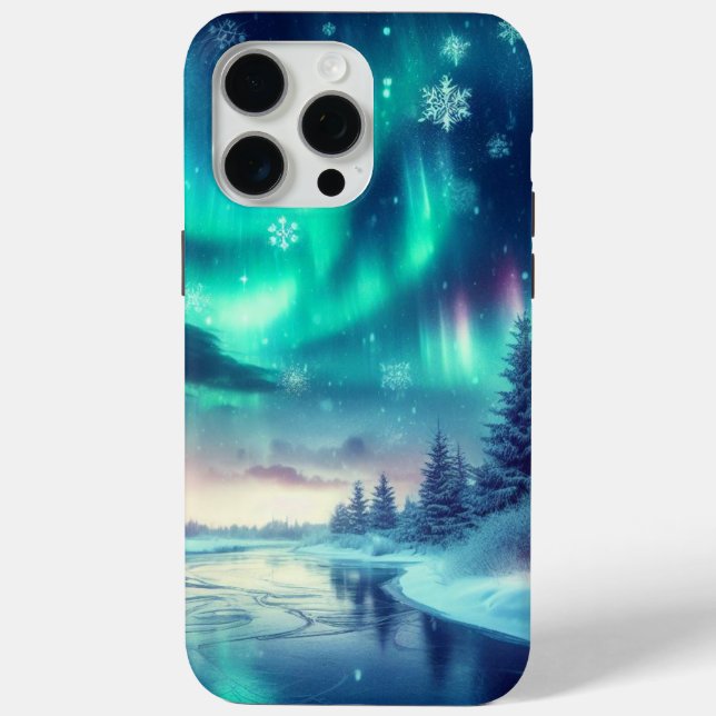 aurora borealis/Christmas/Winter Case-Mate iPhone Case (Back)