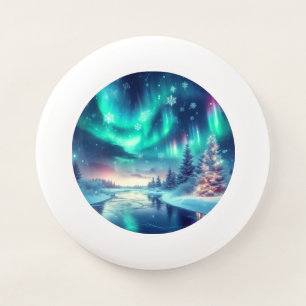 aurora borealis/Christmas/Winter Wham-O Frisbee