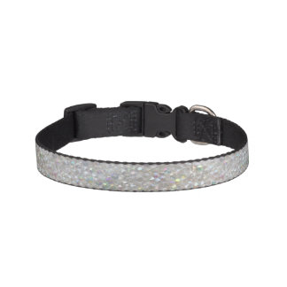 Aurora Borealis Crystals Image Pattern Dog Collar