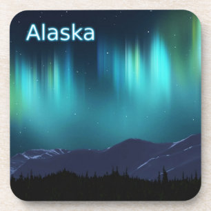Aurora Borealis Drink Coaster