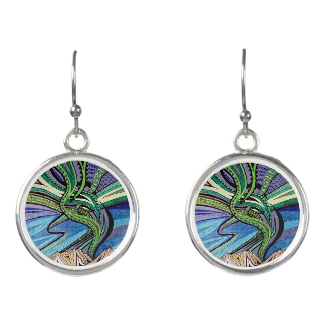 Aurora Borealis - Earrings (Front)