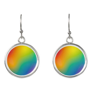 Aurora borealis earrings