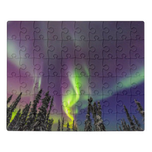 Aurora Borealis Fairbanks, Alaska Jigsaw Puzzle