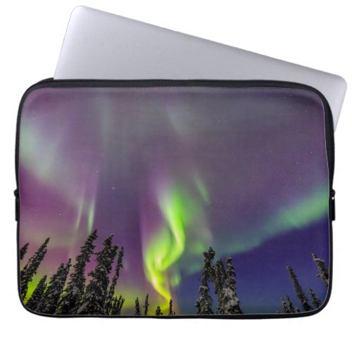 Aurora Borealis  Fairbanks Alaska Laptop Sleeve