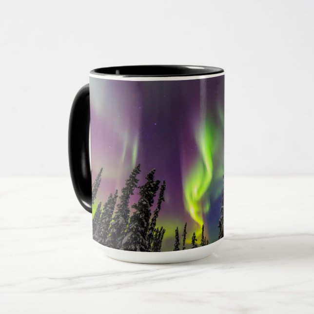 Aurora Borealis | Fairbanks, Alaska Mug (Front Left)