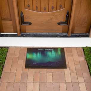 Aurora Borealis Fiber Doormat