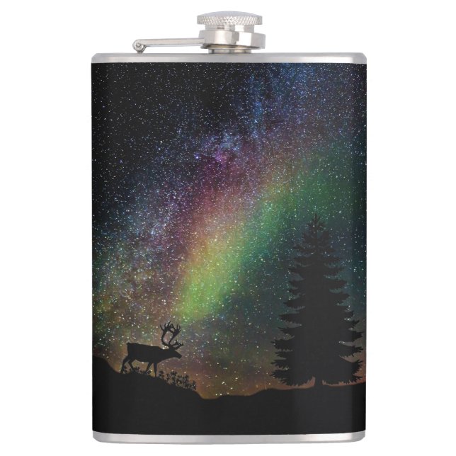 Aurora Borealis Flask (Front)
