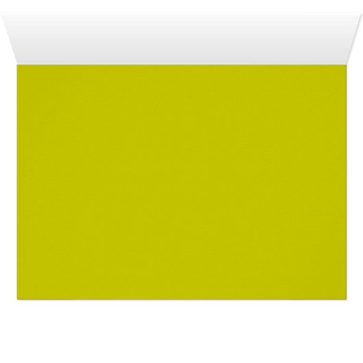 AURORA BOREALIS Folded Thank You Card (Inside Horizontal (Bottom))