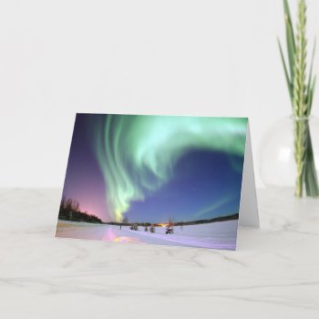 Aurora Borealis Greeting Cards by Theraven14 at Zazzle