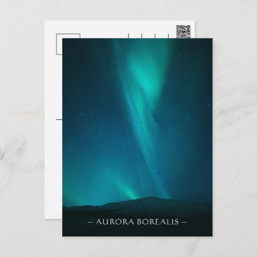 Aurora Borealis Holiday Postcard