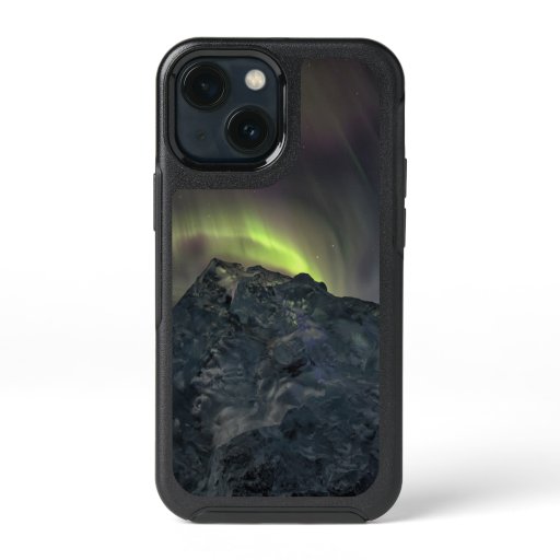 Aurora Borealis | Iceberg Jokulsarlon Iceland iPhone 13 Mini Case