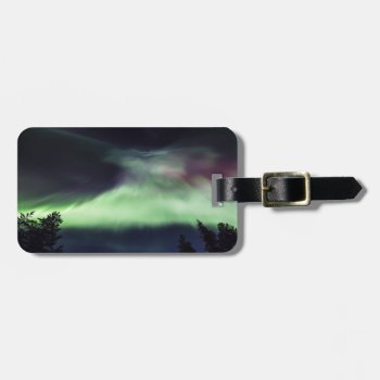 Aurora Borealis In Finnish Lapland Luggage Tag by JukkaHeilimo at Zazzle