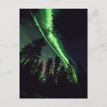 Aurora Borealis In Finnish Lapland Postcard by JukkaHeilimo at Zazzle