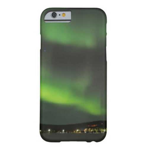 Aurora borealis in the sky iPhone case