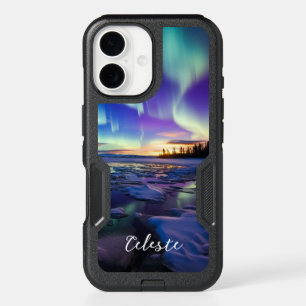 Aurora Borealis Iridescent Twilight iPhone 16 Case