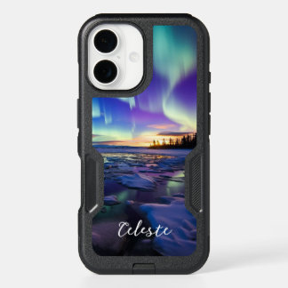 Aurora Borealis Iridescent Twilight iPhone 16 Case