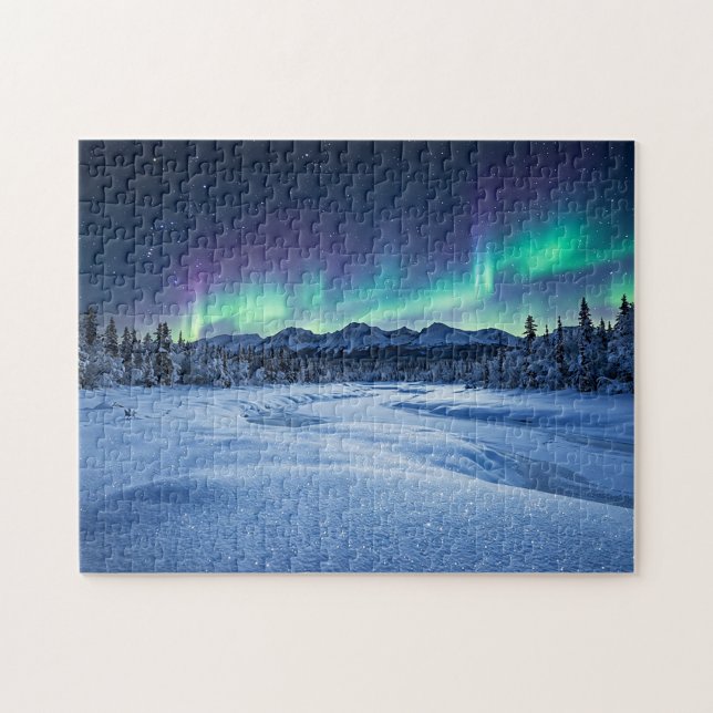 Aurora Borealis Jigsaw Puzzle (Horizontal)