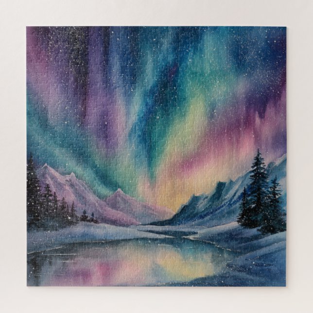 Aurora Borealis Jigsaw Puzzle (Vertical)