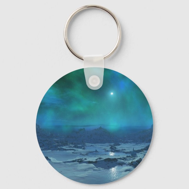 Aurora Borealis Keychain (Front)