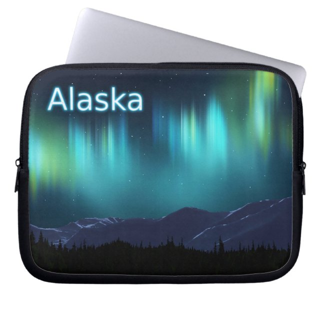Aurora Borealis Laptop Sleeve (Front)