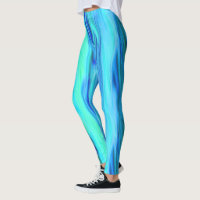 Aurora Borealis Northern Lights & Trees Leggings