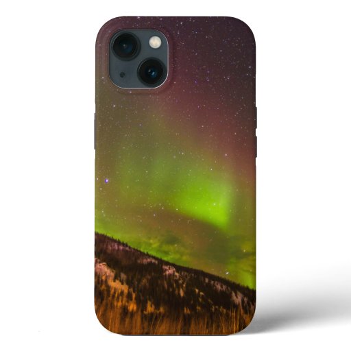Aurora Borealis | Mountains Fairbanks Alaska iPhone 13 Case