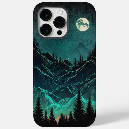 Aurora Borealis Mountains iPhone Case 