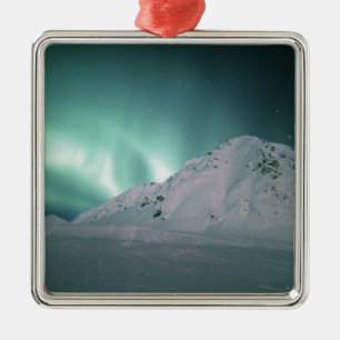 Aurora Borealis, near Palmer, January 17/18, Metal Ornament