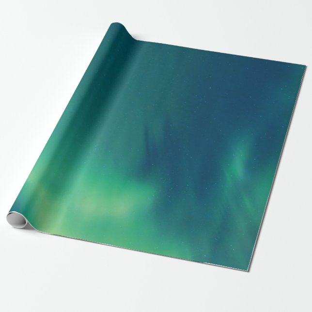 Aurora Borealis Northern Lights Alaska Sky Wrapping Paper (Unrolled)