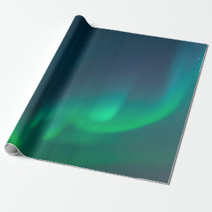 Aurora Borealis Northern Lights Alaska Sky Wrapping Paper