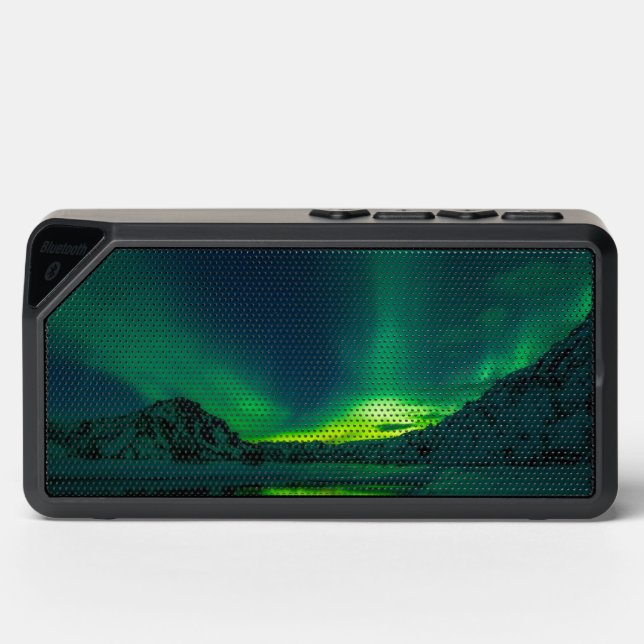 Aurora Borealis Northern Lights Bluetooth Speaker (Front)