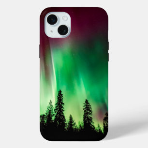 Aurora borealis northern lights iPhone 15 plus case